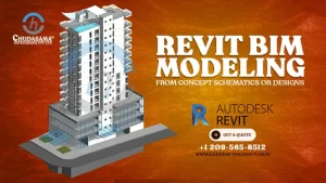 Revit BIM Modeling from concept schematics or designs