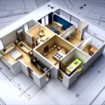 Types of Floor Plan Layouts in Interior Design Drawings
