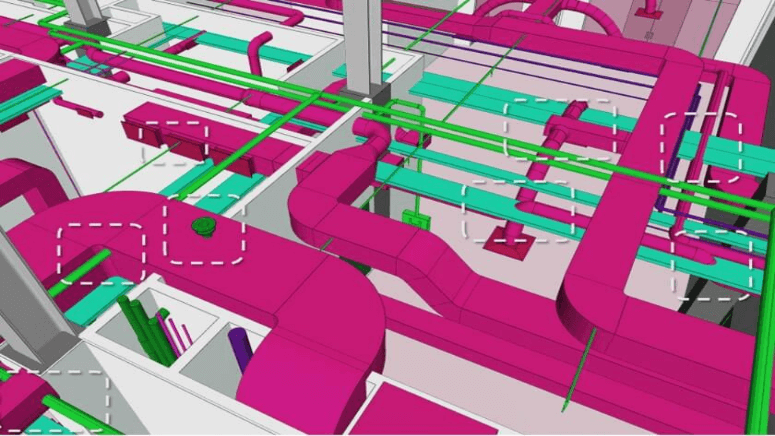 MEP BIM Coordination in Construction