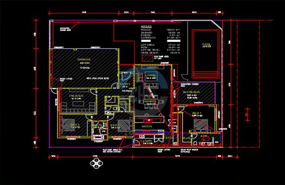 CAD Data for Residential Project in Australia