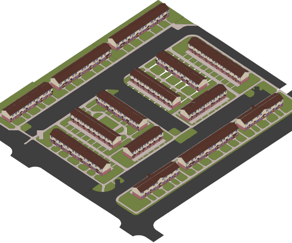 PDF to BIM Conversion Services of John DeShields Homes USA Project